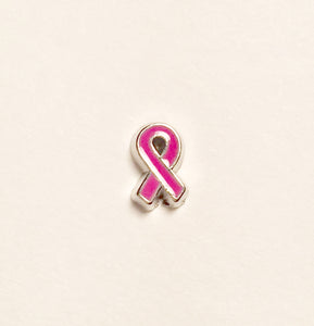 Pink Ribbon Charm