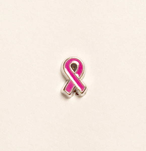 Pink Ribbon Charm