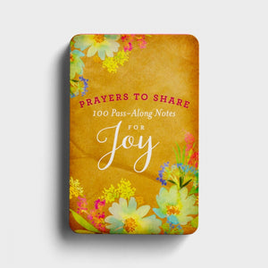 Prayers To Share - 100 Pass-Along Notes For Joy