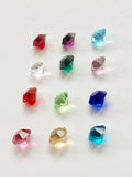 Birthstone Charms (Round / Glass)
