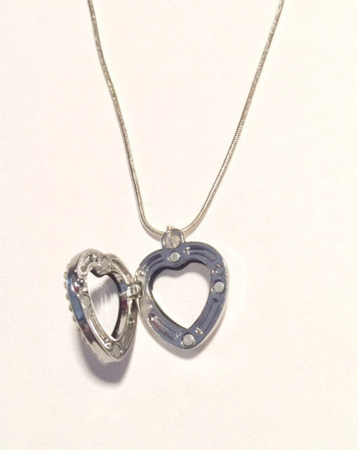 Tiny Heart Floating Locket Necklace