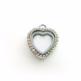 Tiny Heart Floating Locket Necklace