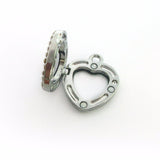 Tiny Heart Floating Locket Earrings